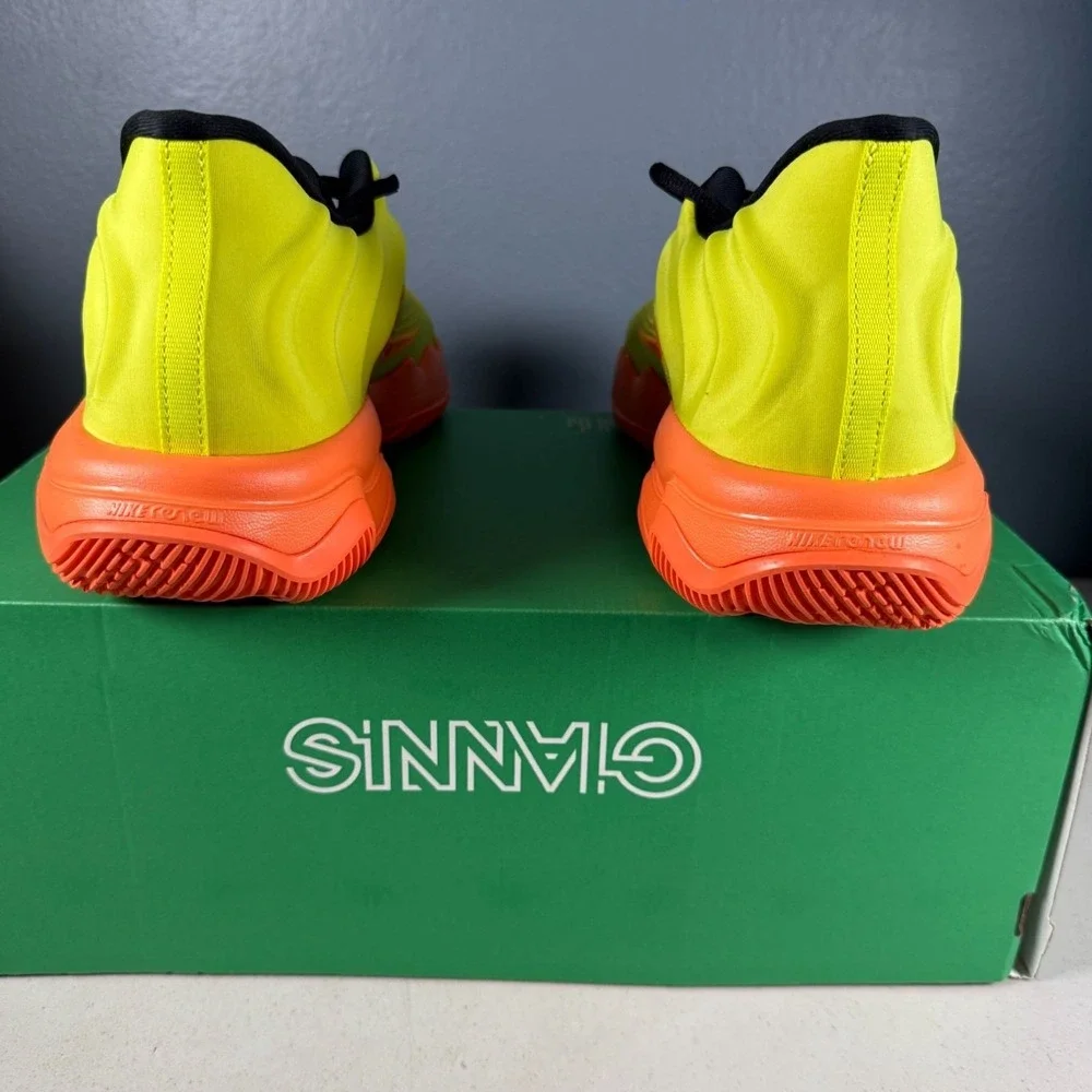 Nike‎ Giannis Immortality 4 Cyber Bright Neon Basketball Shoes Mens Size 14